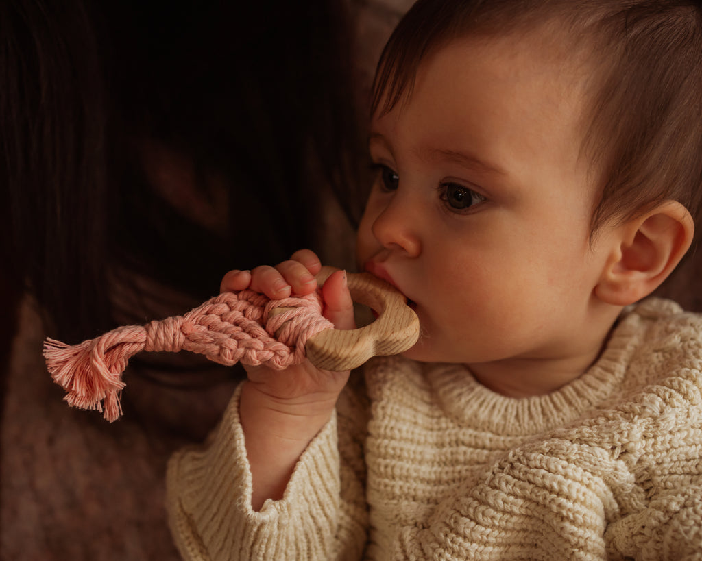 Organic Macramé Teethers